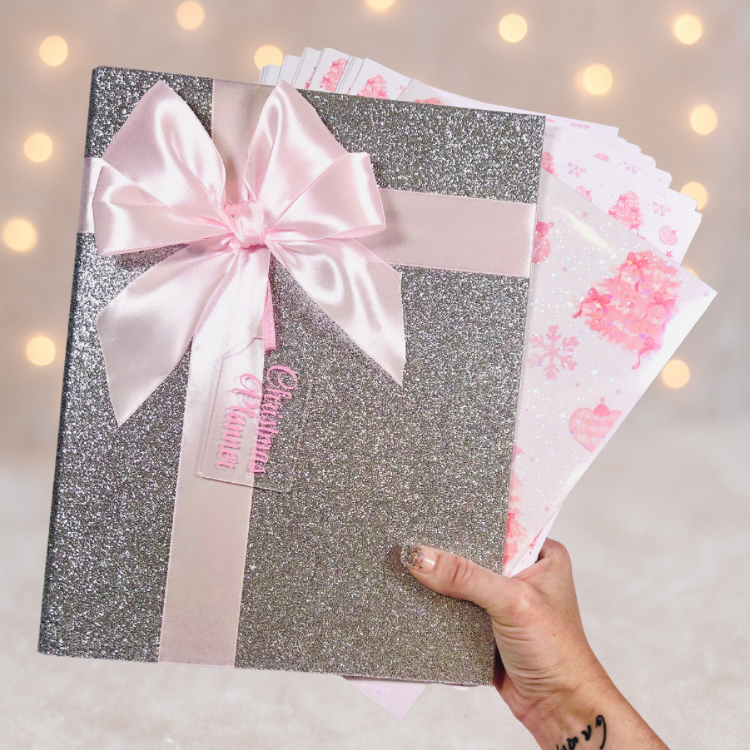 My Everlasting Christmas Planner & Page Insert Bundle - A4 - Pink & Silver Diamond Pen Set
