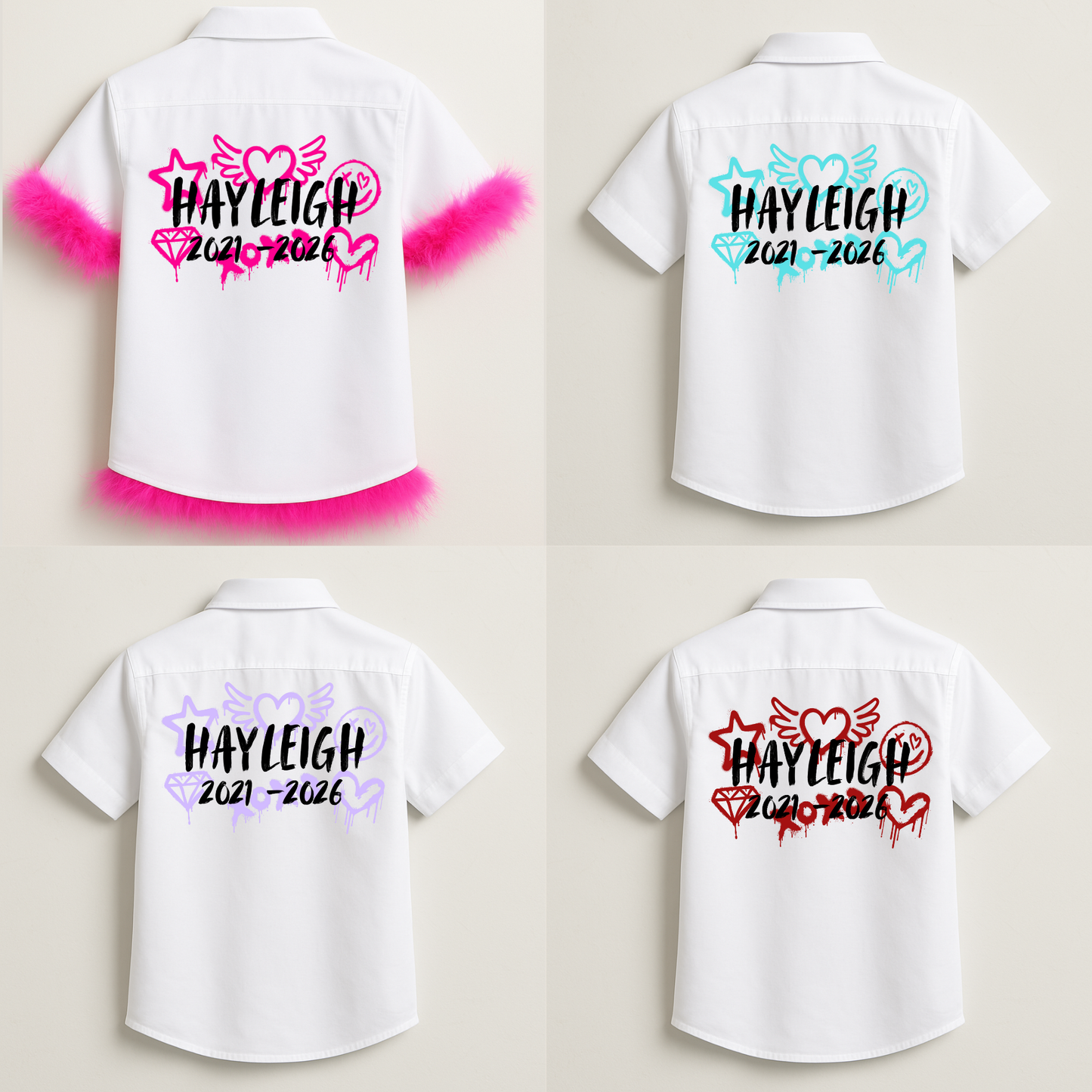 Personalised School Leavers Shirt - Rebel Rock