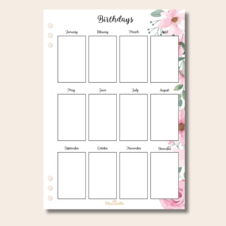Essentials Pack - Garden Roses - Set of 9 Page Inserts