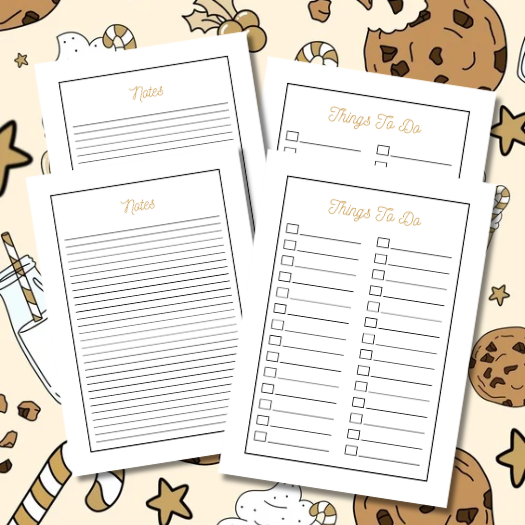 Cookies Christmas Planner