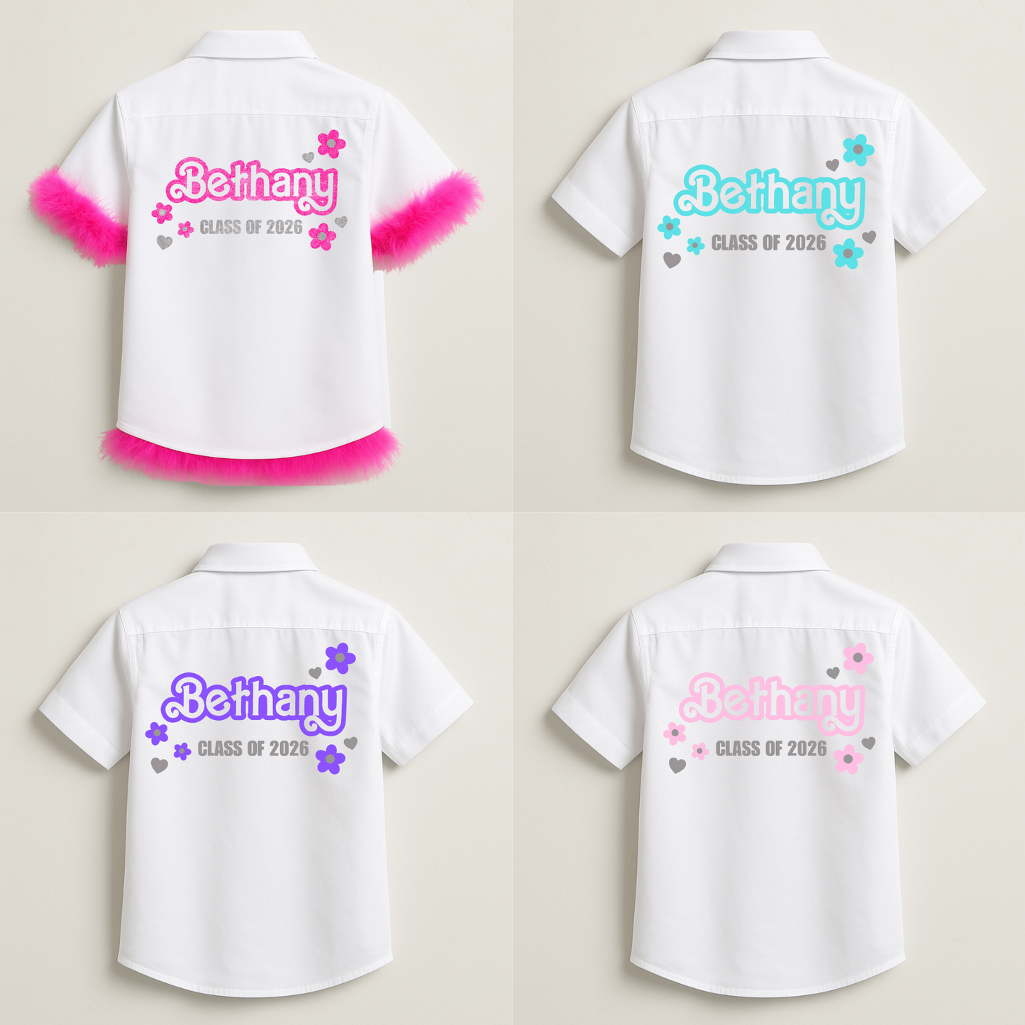 Personalised School Leavers Shirt - Baby Doll