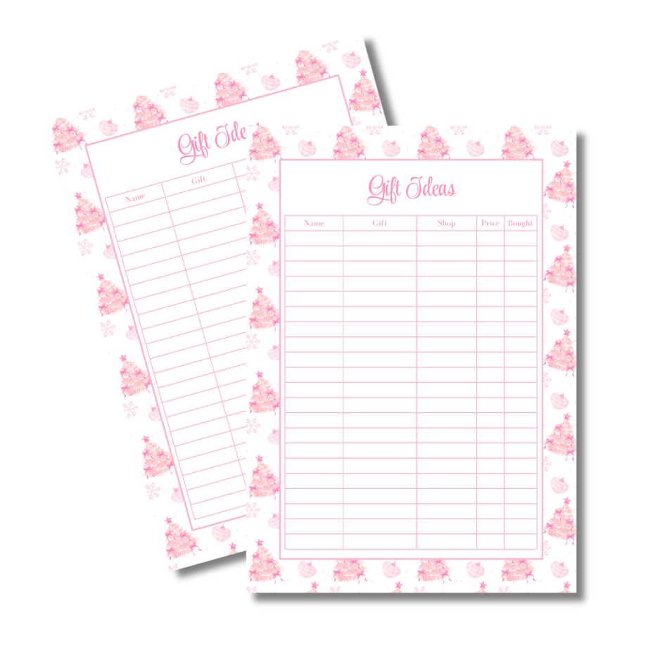 My Everlasting Christmas Planner & Page Insert Bundle - A4 - Pink & Silver Diamond Pen Set