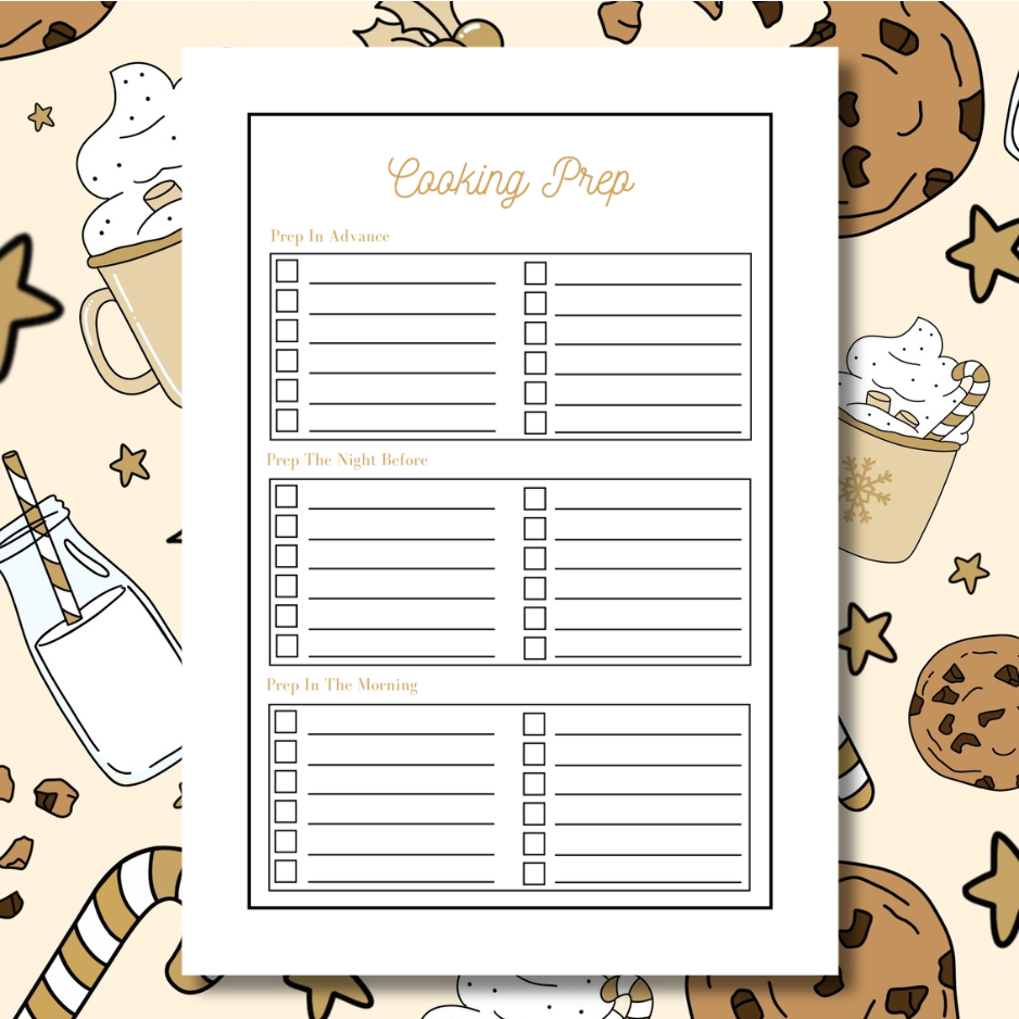 Cookies Christmas Planner