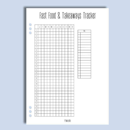 Fast Food & Takeaway Tracker - Single Page