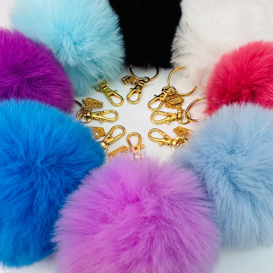 Pom Pom Keyring