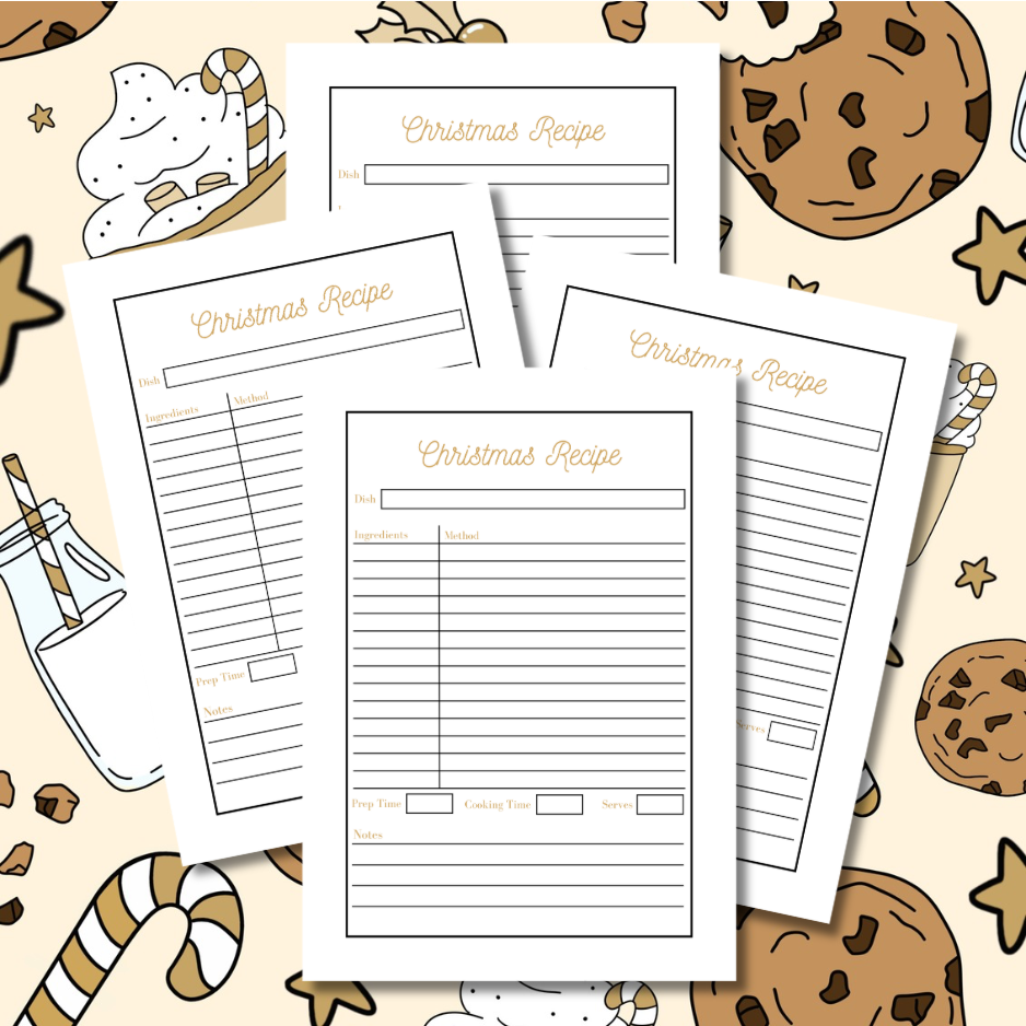 Cookies Christmas Planner