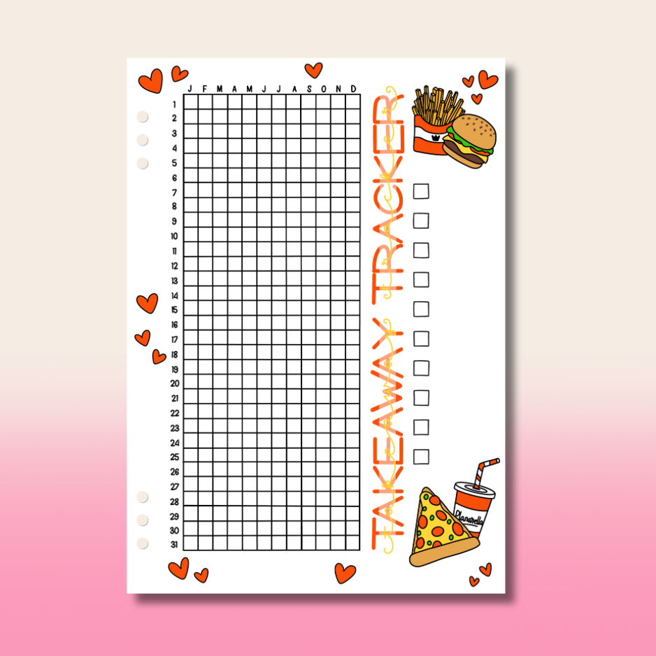 Takeaway Tracker - Single Page