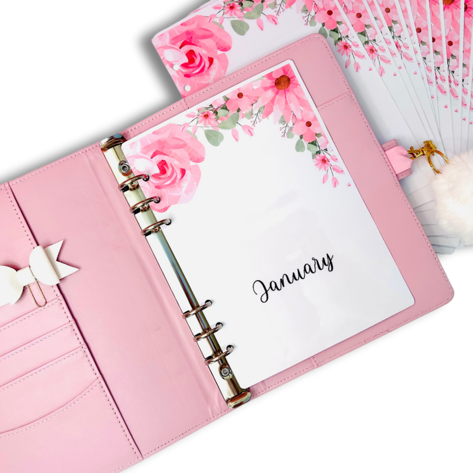 Garden Roses - Yearly Page Dividers - Set of 12