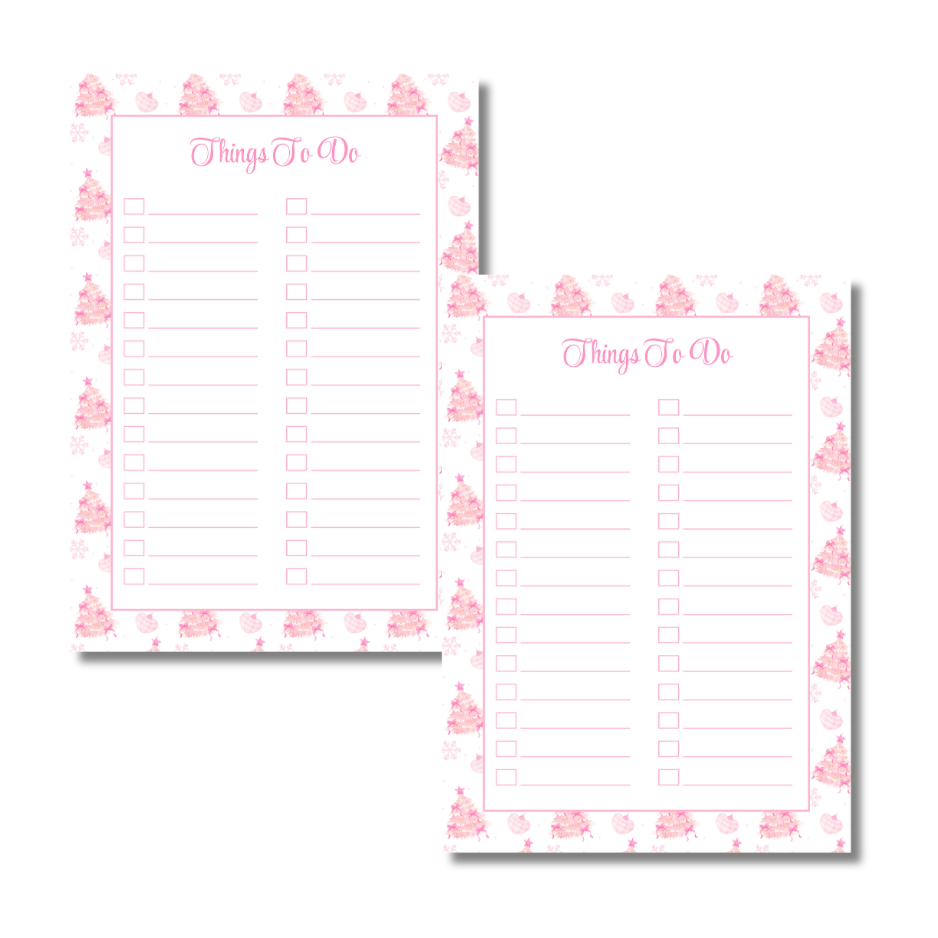 My Everlasting Christmas Planner & Page Insert Bundle - A4 - Pink & Silver Diamond Pen Set