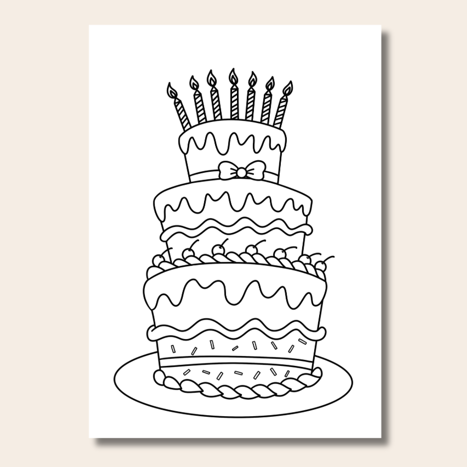 Food & Snacks - Colouring Book