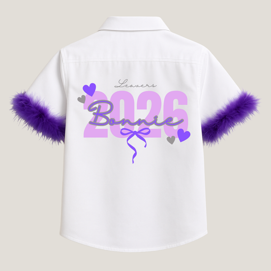 Personalised School Leavers Shirt - Cutie Bows