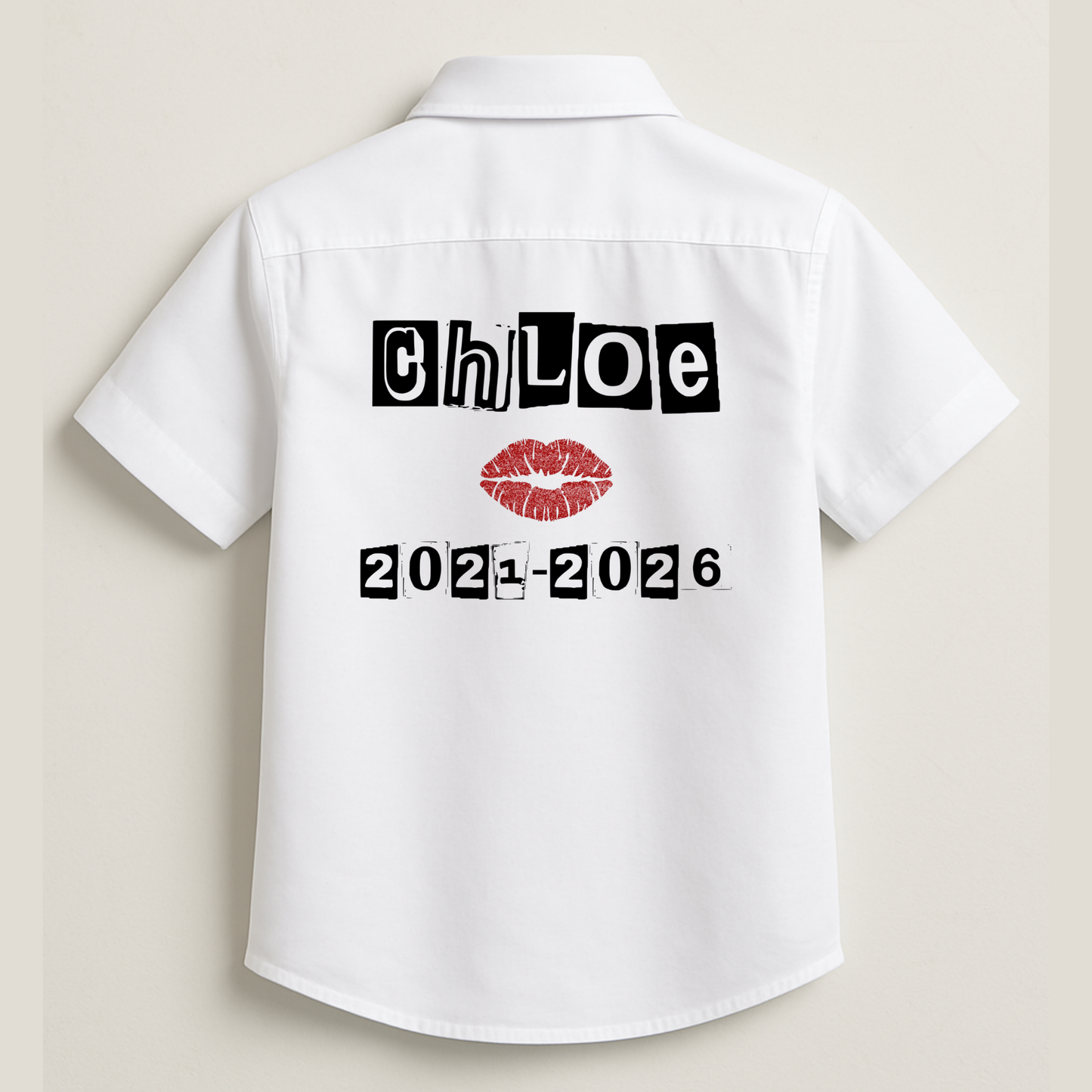 Personalised School Leavers Shirt - Burn Girls