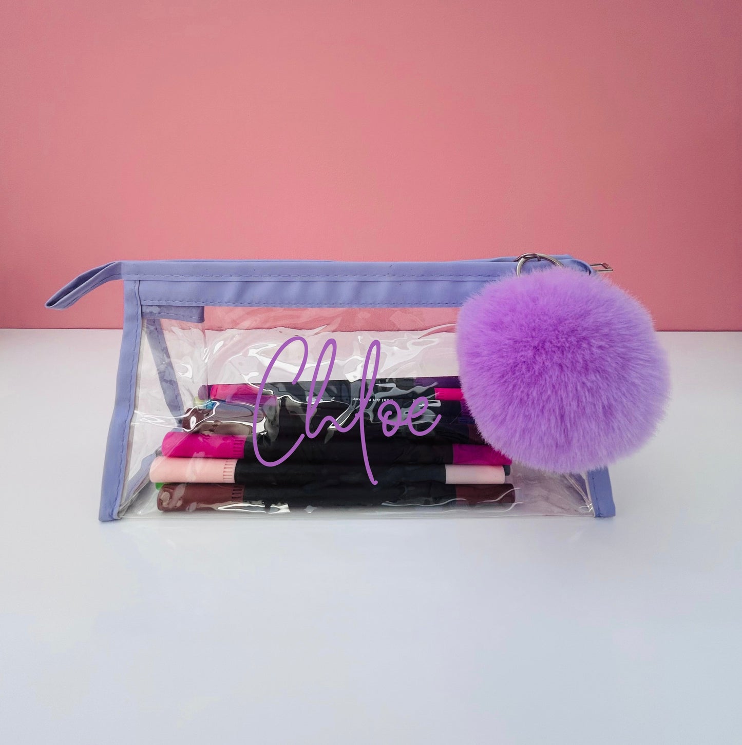 Personalised PVC Pencil Case - Personalisation Optional