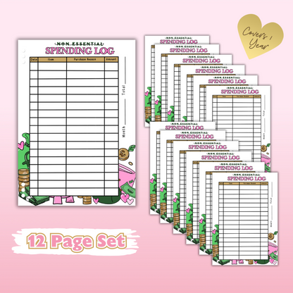 Money & Savings Set - 1 Year Bundle - 97 Page Inserts & 13 Dividers