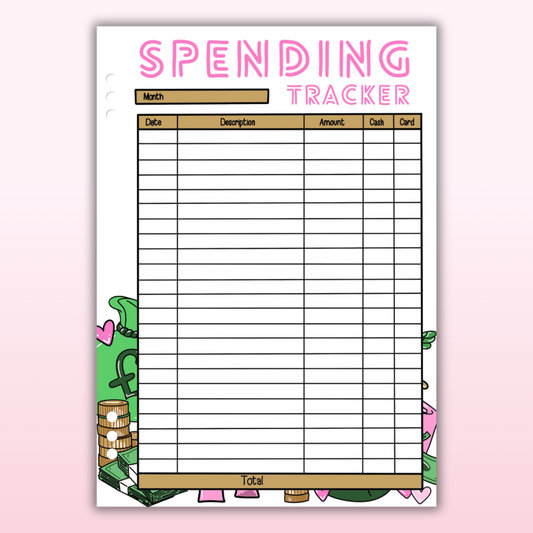 Spending Tracker - Single Page