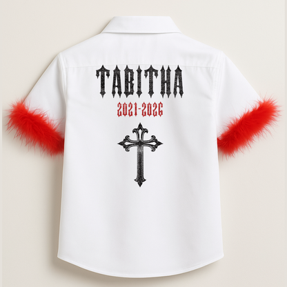 Personalised Schhol Leavers Shirt - Gorgeous Gothic