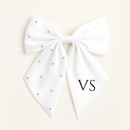 Personalised School Leavers Hair Bow Clip - Fashion Secret