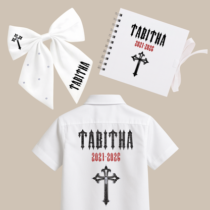 Personalised Schhol Leavers Shirt - Gorgeous Gothic