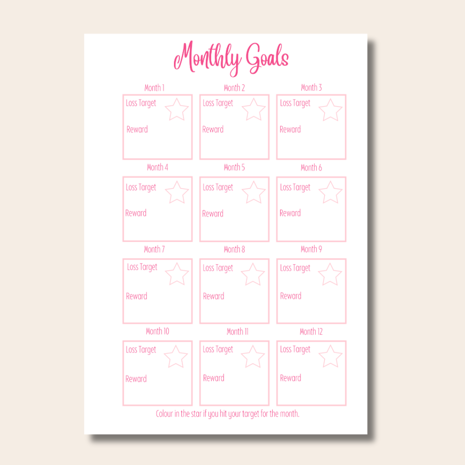 Strawberry Sparkles Diet Starter Kit - Gold - Optional Personalisation