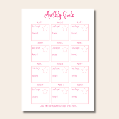 Strawberry Sparkles Diet Starter Kit - Gold - Optional Personalisation