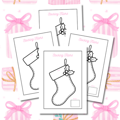 Pink Presents Christmas Planner