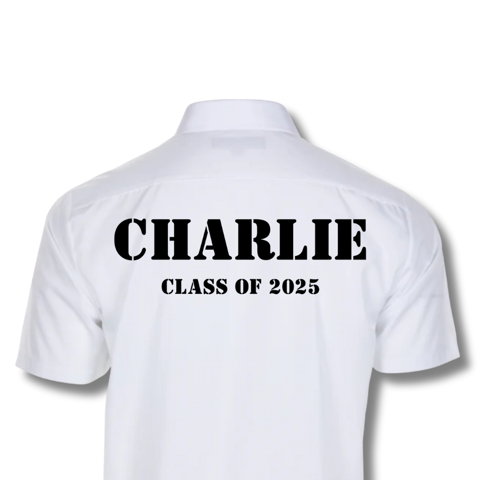 School Leavers Shirt & Memory Book Set - Cargo Theme