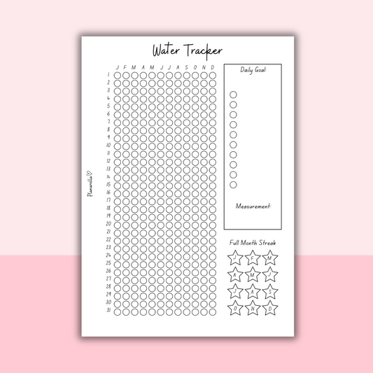 Water Tracker - Single Page