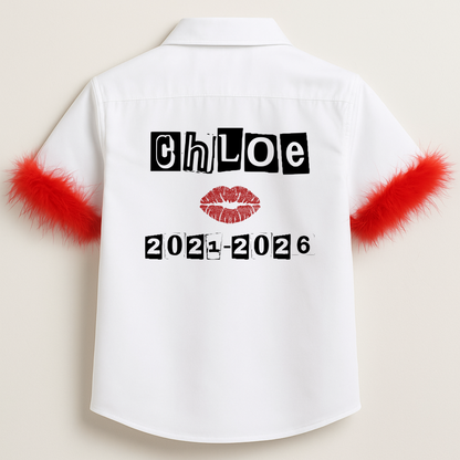 Personalised School Leavers Shirt - Burn Girls
