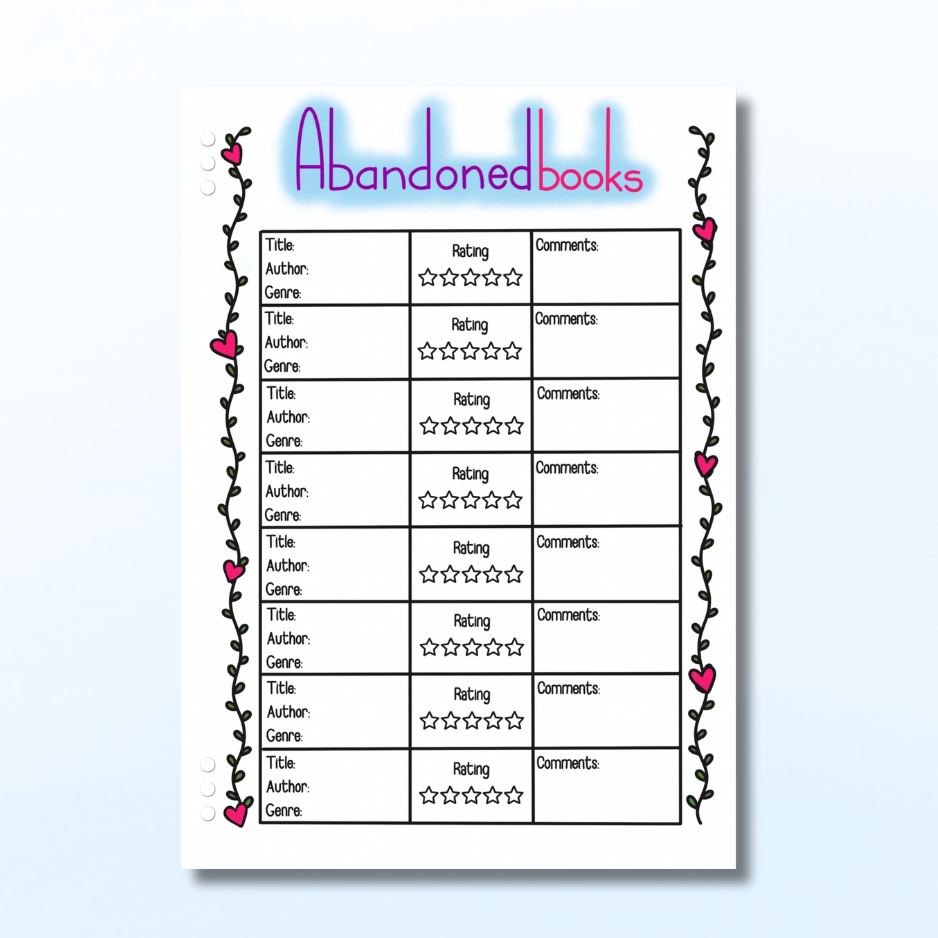 Abandoned Books - Single Page