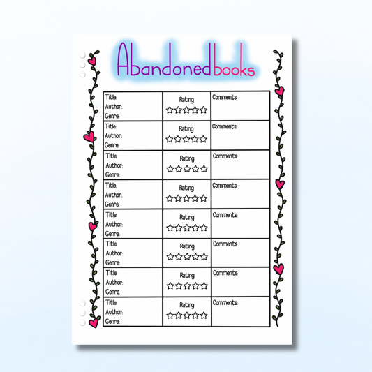 Abandoned Books - Single Page