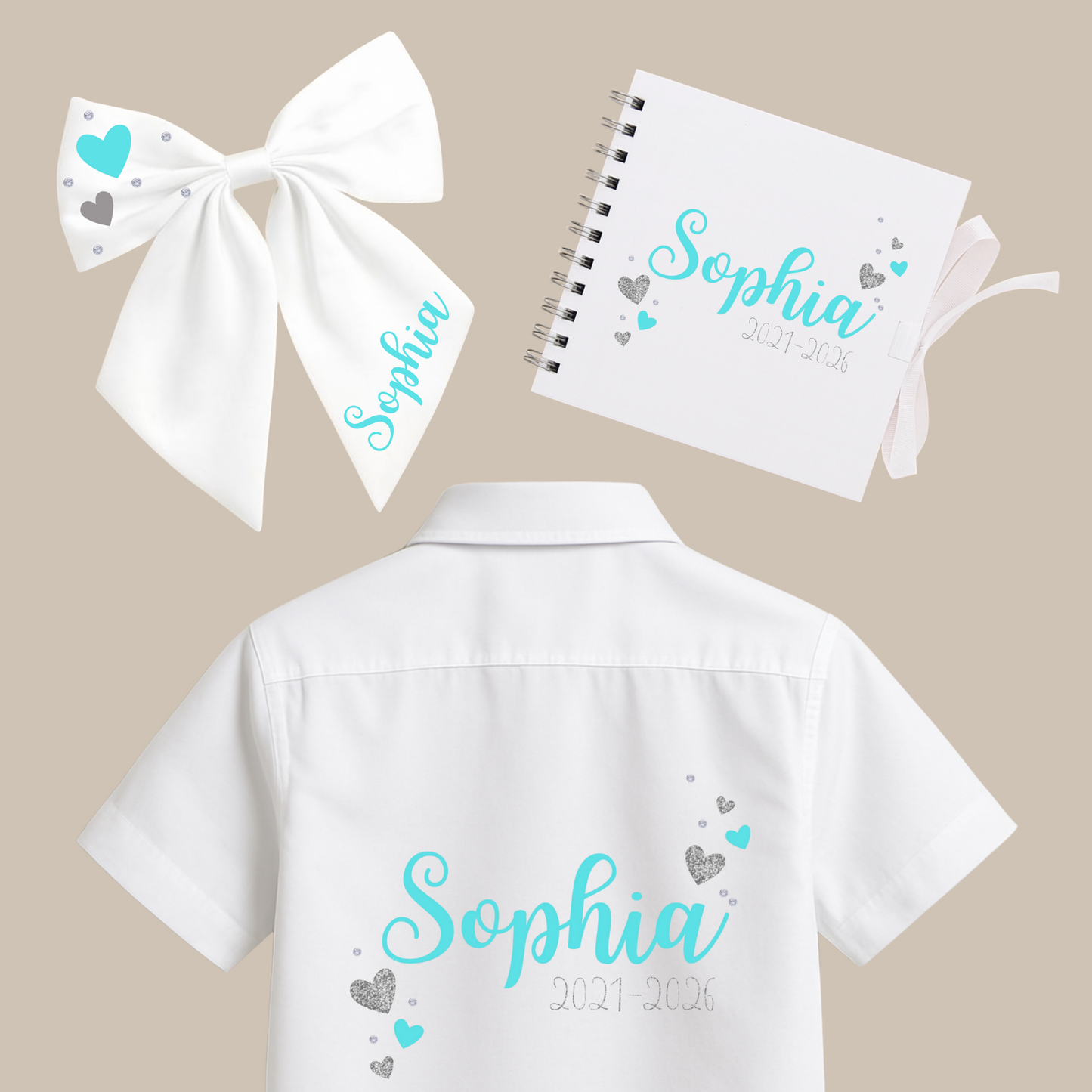Personalised School Leavers Memory Scrap Book