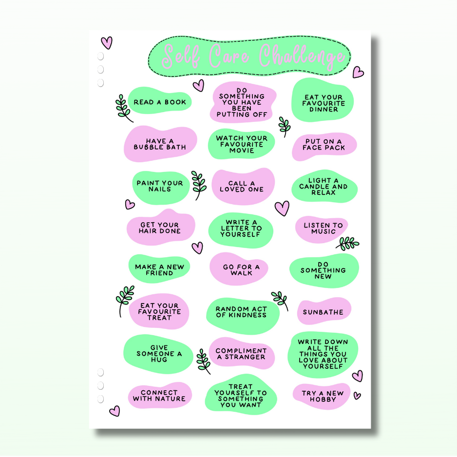 Ultimate Self Care Page Set - 6 Month Bundle - 56 Page Set
