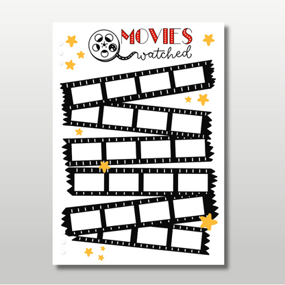 Movies & Tv Set - 5 Page Bundle + Page Divider