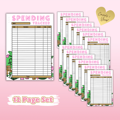 Money & Savings Set - 1 Year Bundle - 97 Page Inserts & 13 Dividers