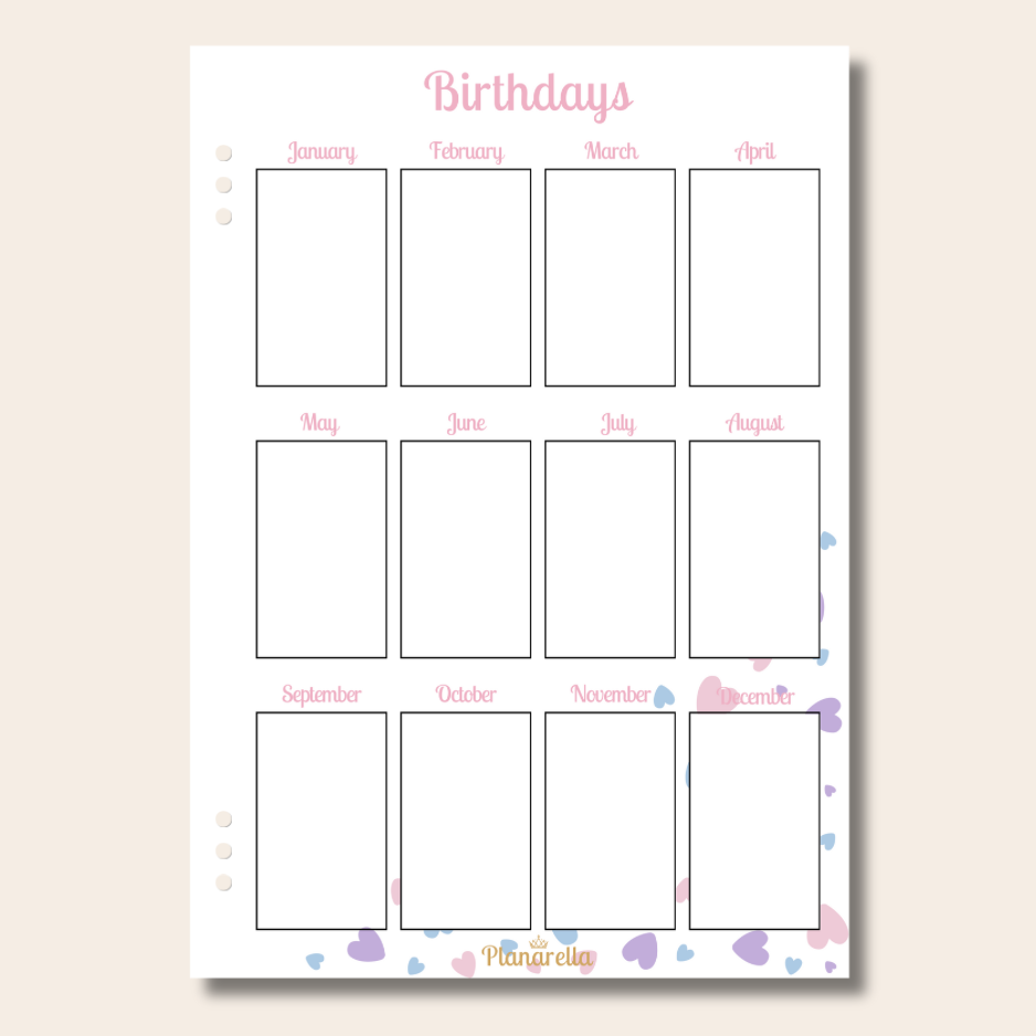 Essentials Pack - Pastel Passion - Set of 9 Page Inserts