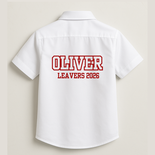 Personalised School Leavers Shirt - Star Striker
