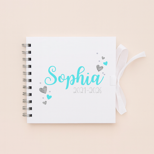 Personalised School Leavers Memory Scrap Book