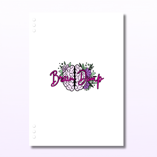 Brain Dump - Single Page