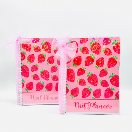 Strawberry Sparkles Diet & Meal Planner Set