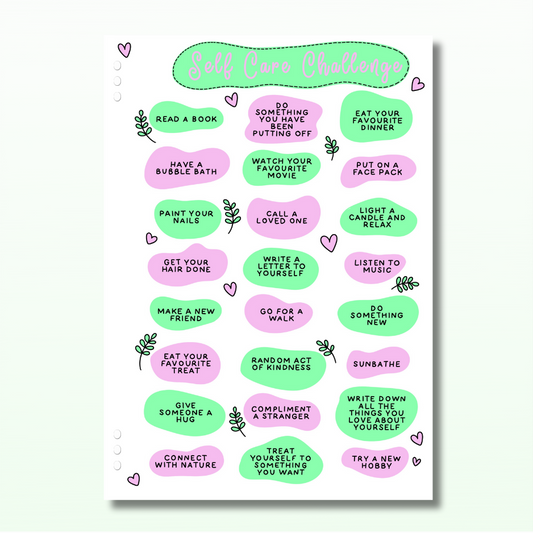 Self Care Challenge - Single Page
