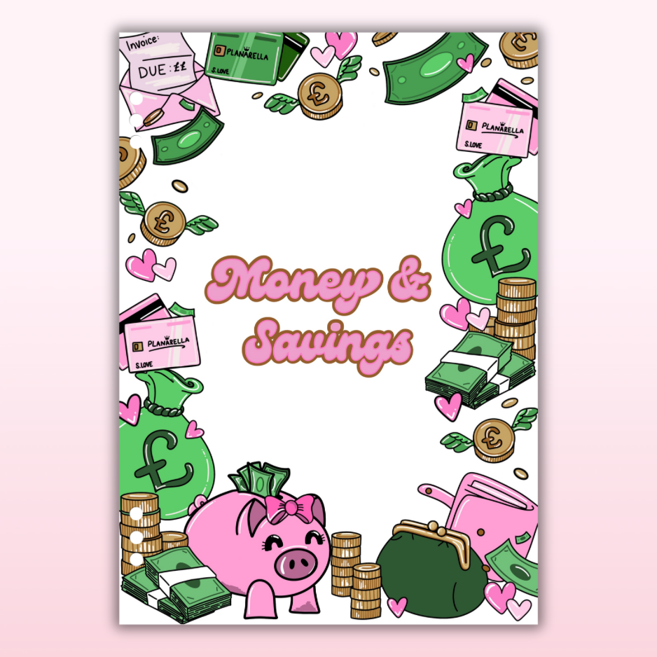 Money & Savings Set - 1 Year Bundle - 97 Page Inserts & 13 Dividers