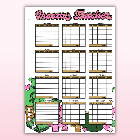 Income Tracker - Single Page