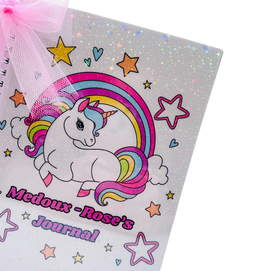 Personalised Unicorn Journal