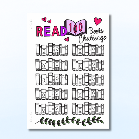 100 Book Challenge - Single Page