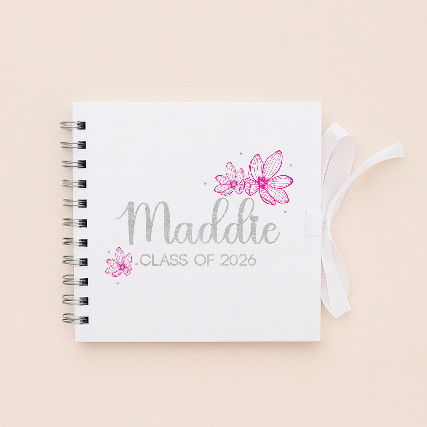 Personalised School Leavers Memory Scrap Book - Pretty Lilly