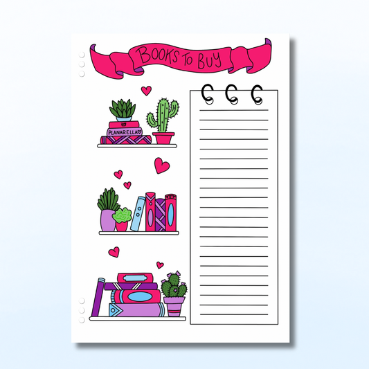 Books To Buy - Single Page
