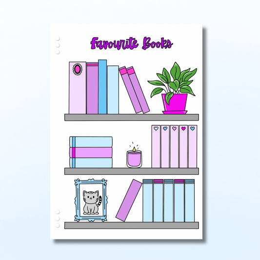Favourite Books - Single Page
