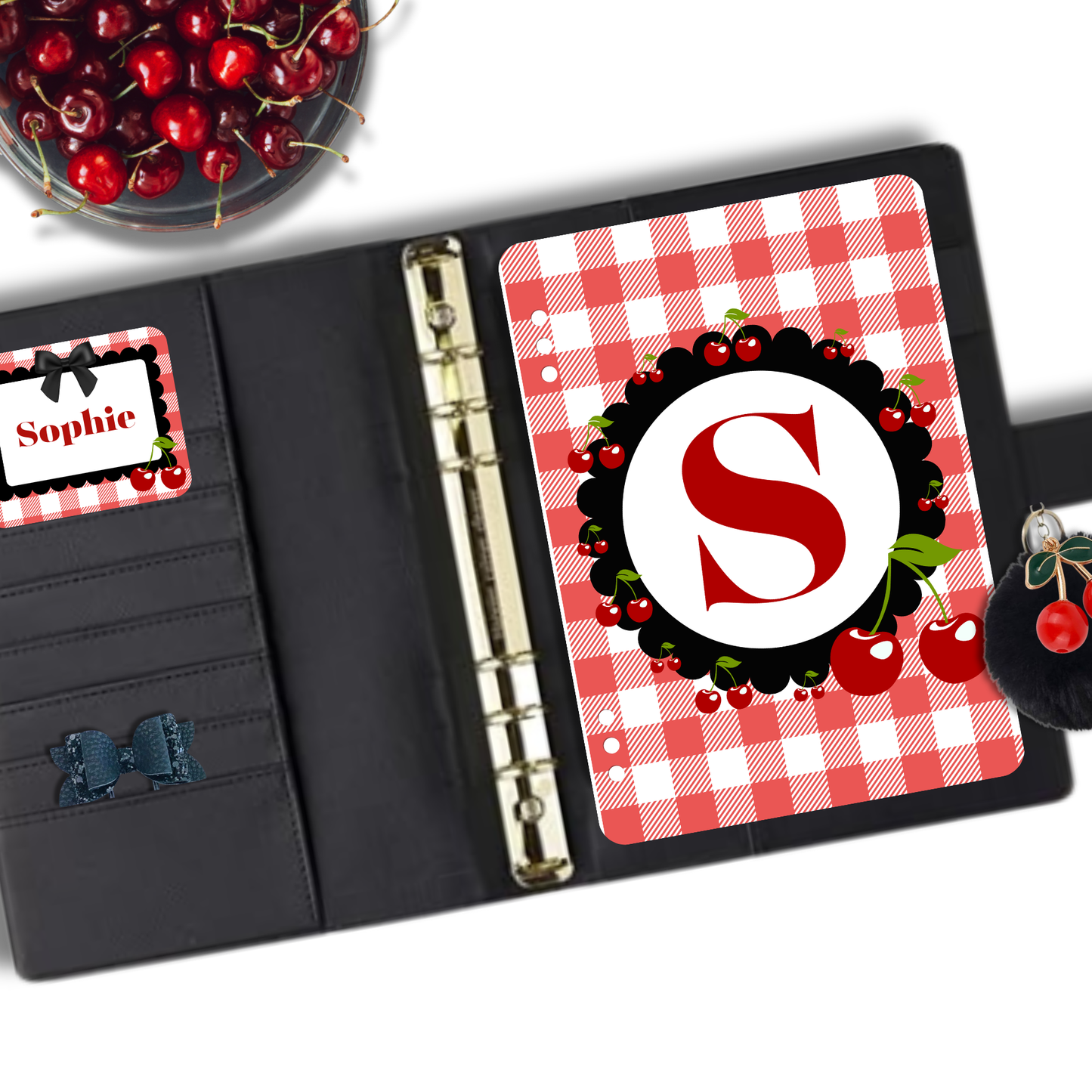 Personalised Planner Accessory Kit - Very Cherry