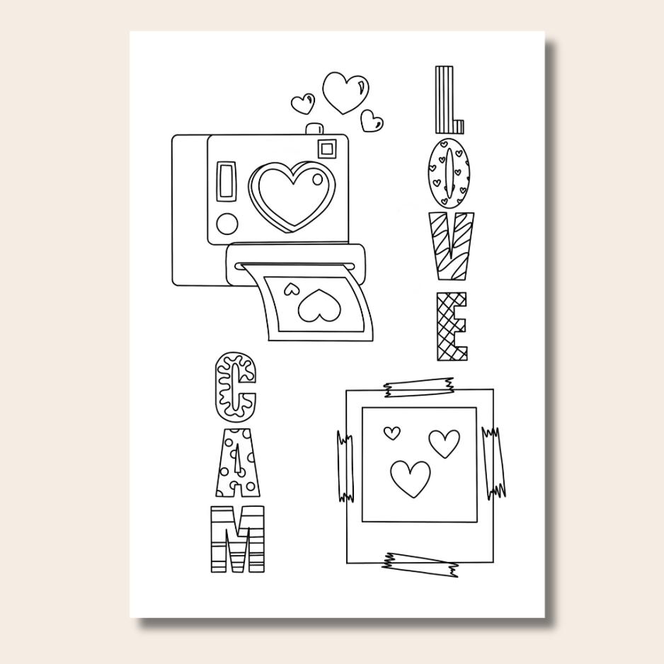 Cupid - Colouring Book