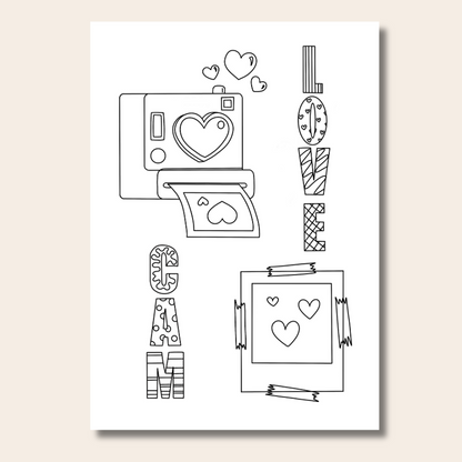 Cupid - Colouring Book